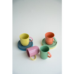 Stoneware 4’lü Kahve Fincanı Seti