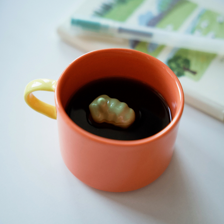 Stoneware Renkli Nah Fincan