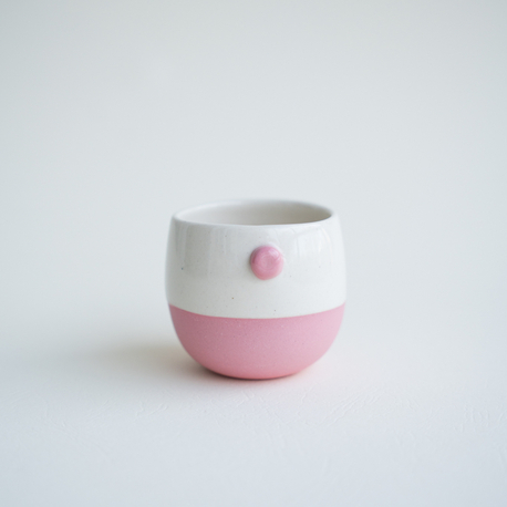 Stoneware İki Renk Kahve Fincanı