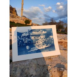Eternal Sacrifice, Cyanotype Baskı