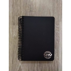 Siyah Yapraklı Defter B4 Black Sketch 