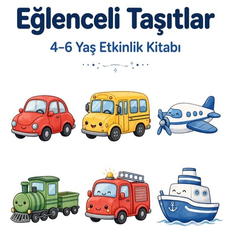 Eğlenceli Taşıtlar – 4–6 Yaş Okul Öncesi Etkinlikleri