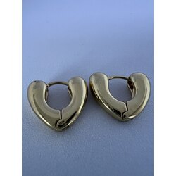Xp Basic Kalp Küpe (Gold)