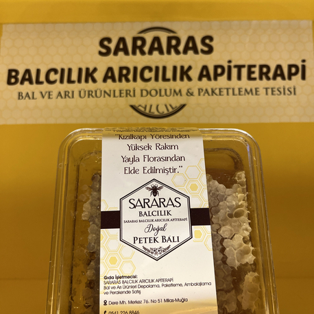 Sararas bal petek Balı küçük boy 350 - 500 gr 