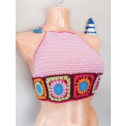 BOHEM CROP &BUSTİYER/Pembe