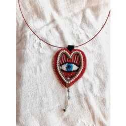 KALP GÖZÜ EVIL EYE KOLYE