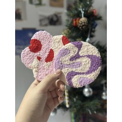 Minzi ikili bardak altlığı seti