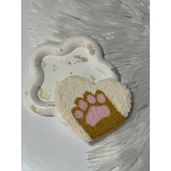 Kedi pati bardak altlığı XL
