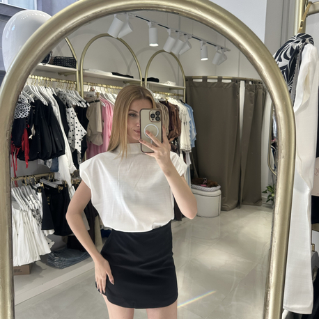 Likralı Şort Etek
