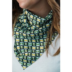 Plaid Yeşil Fular 