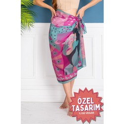 Feminine Pink Özel Tasarım Pareo