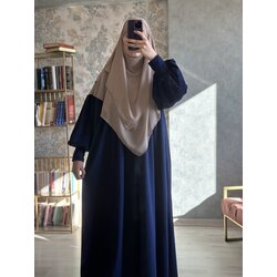 KIŞLIK EFTELYA ELBİSE/FERACE LACİVERT