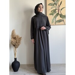 HİRA FÜME/ANTRASİT ELBİSE
