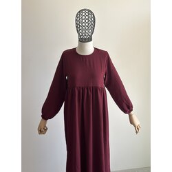 EVA AYROBİN ELBİSE VİŞNE