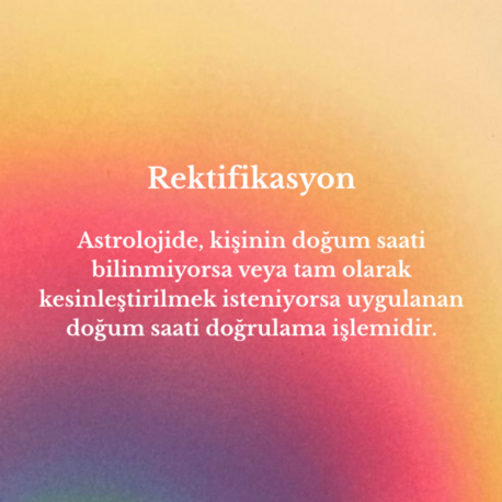 Rektifikasyon