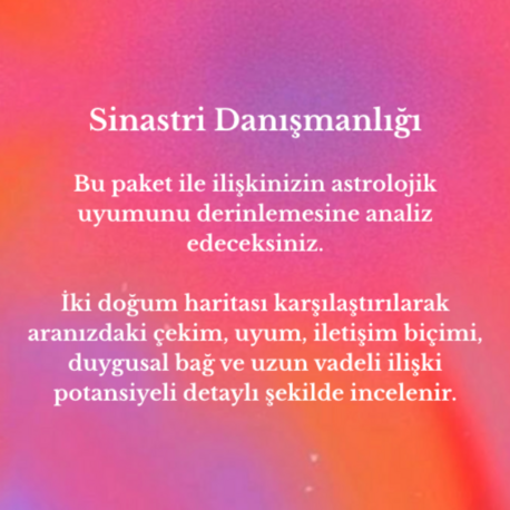 İlişki Haritası (Sinastri) Danışmanlığı