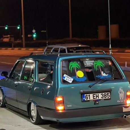 2 Li makaralı palmiye perde çift adet fiyatıdır 
