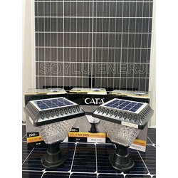 Ct-7315 30 WATT Solar Set Üstü Bahçe Armatürü Beyaz 20cm