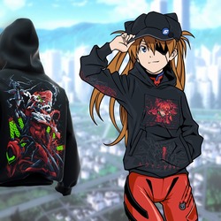 EVA O2 PRE EVANGELION OVERSIZE SWEATSHIRT