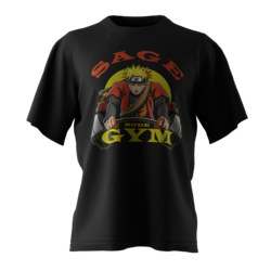 NARUTO SAGE MODE GYM OVERSIZE T-SHIRT