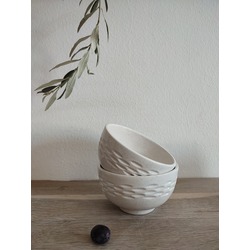 'White Honey' Serving Bowl