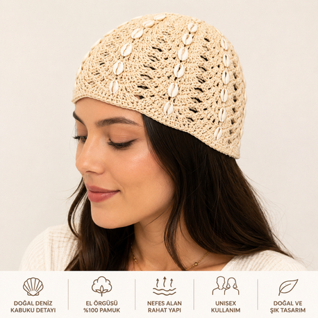 Deniz Kabuklu Bandana