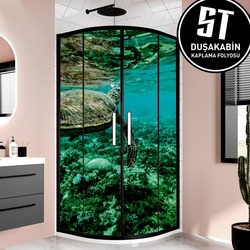 Duşakabin Manzara Kaplama Folyosu | ST Dijital Baskı