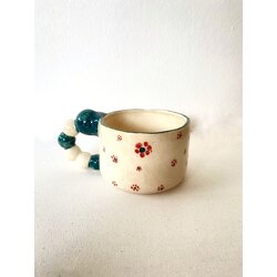 Çiçek desen mug