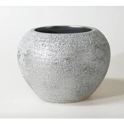 Morocco Küçük Vazo Gümüş 21x17cm