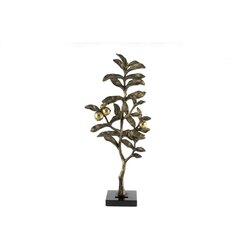 Siyah Kaideli Antik Gold Metal Ağaç Dekor 27x12x58cm