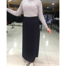 Lacivert  Kalem Pilise Etek