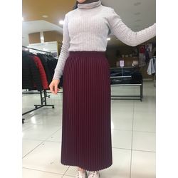 Bordo Kalem Pilise Etek
