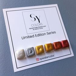 Yaldızlı Suluboya Seti Mini
