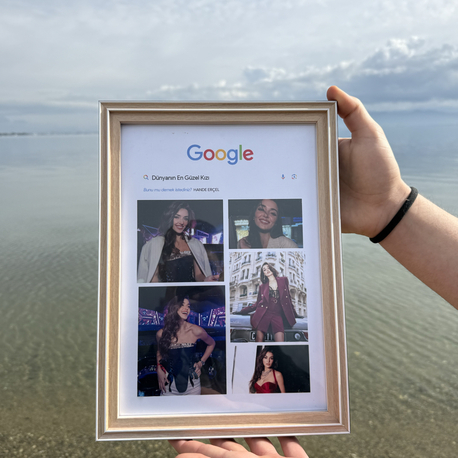 Dünyanın En Güzel Kızı – Google Temalı Çerçeve