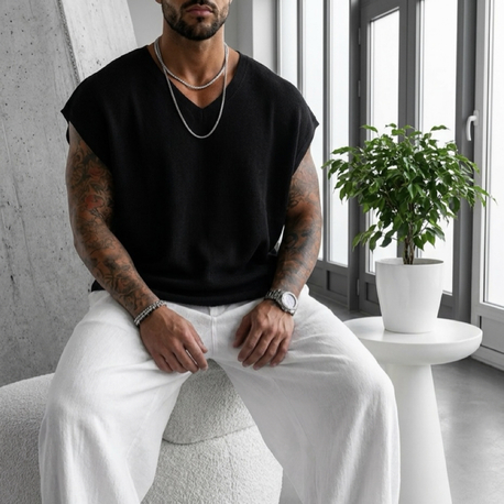 Oversize yarım Kol Triko