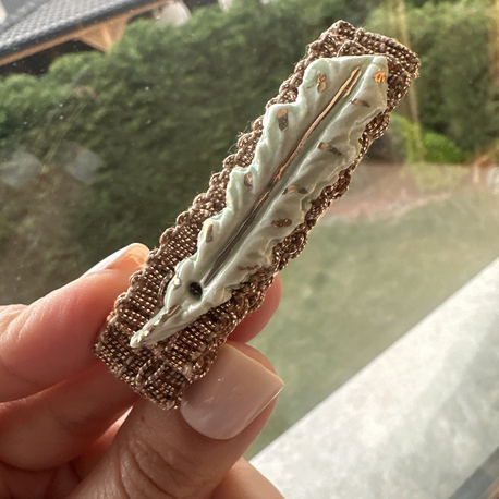 Mint gold leaf klips toka