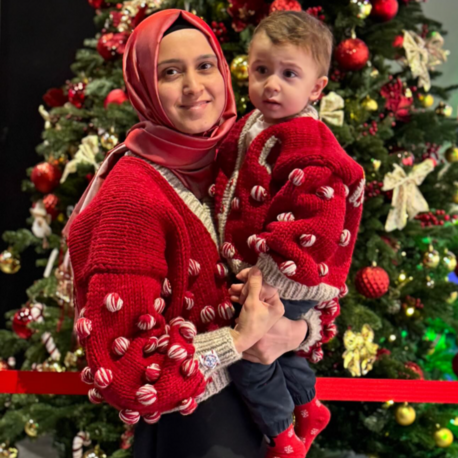 Cool Mom & Baby Red Set