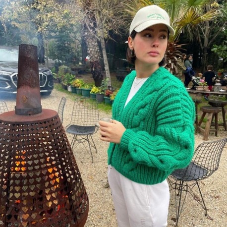 Brownie Cardigan Green