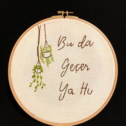 “Bu da Geçer Ya Hu” Kasnak Pano