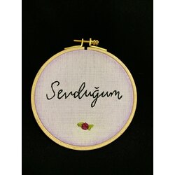 “Sevduğum” Kasnak Pano