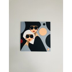 Saka Woman Ahşap Duvar Dekoru
