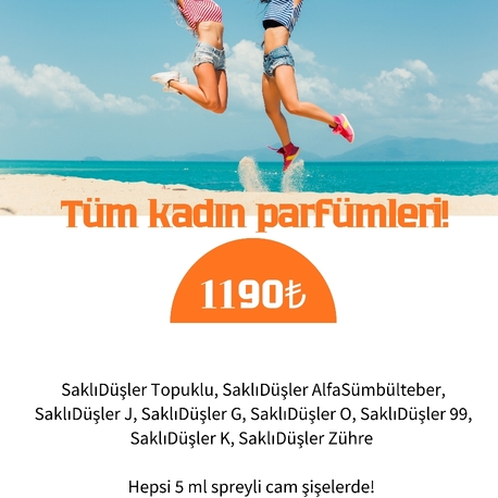 8eksi Çeşit / Tüm Kadın Parfümleri
