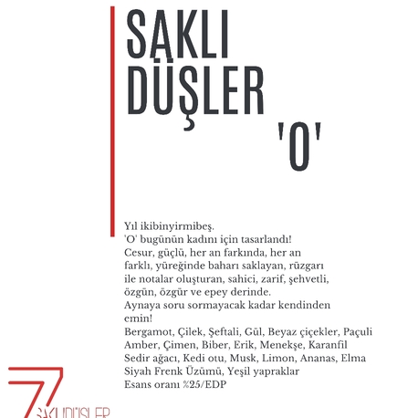 SaklıDüşler 'O' / 1 alana 1 hediye