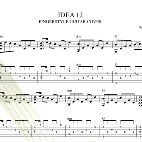 Idea 12 Fingerstyle Guitar Tab/Nota