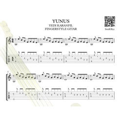 Yedi Karanfil Yunus (Ay Yüzlüm) Fingerstyle Tab/ Nota