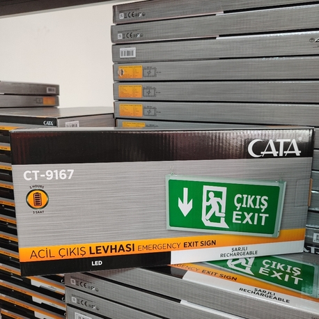 Çıkış Exit Büyük Asma Levha