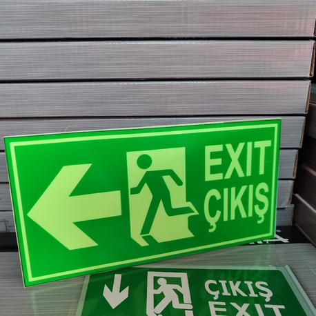 Exit Çıkış yapışkanlı