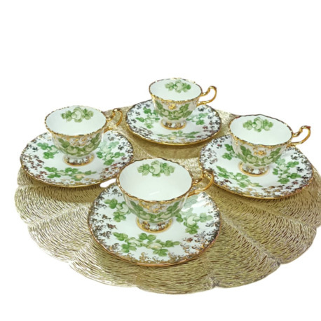 4 LÜ EL BOYAMA PORSELEN FİNCAN SET- NO 14