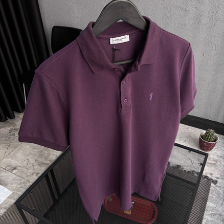 SAINT LAURENT Premium Polo Yaka Tshirt