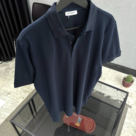 SAINT LAURENT Premium Polo Yaka Tshirt
